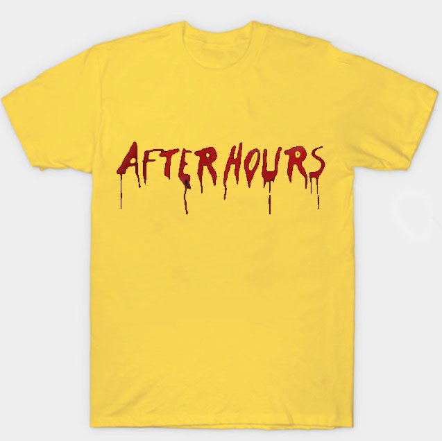The Weeknd x Vlone After Hours Blood Drip Tee Black Men's - SS20 - US