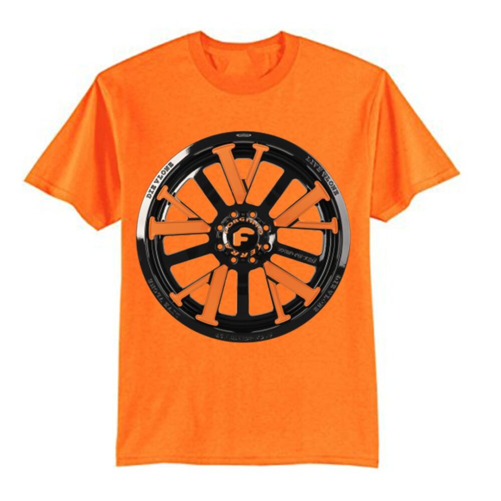 Vlone X Forgiato Orange T-Shirt
