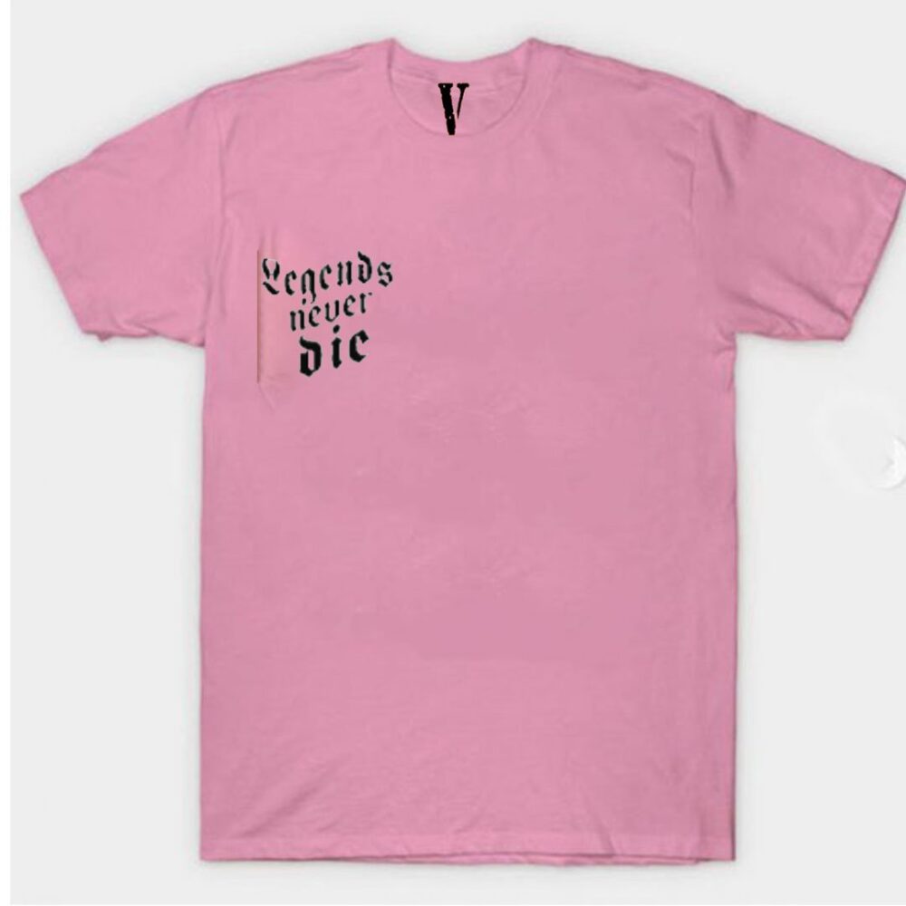 Juice Wrld x Vlone Legends Never Die Pink T-Shirt
