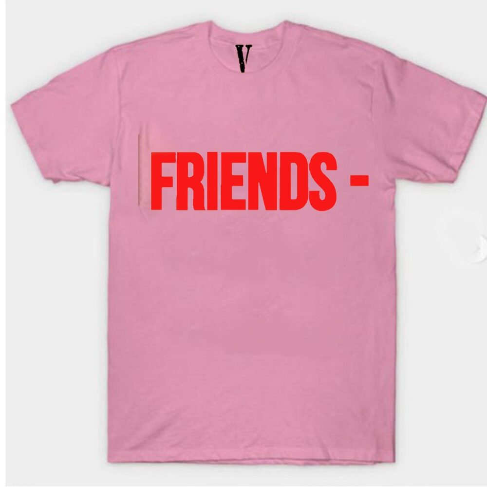 Vlone Friends Pink T-Shirt
