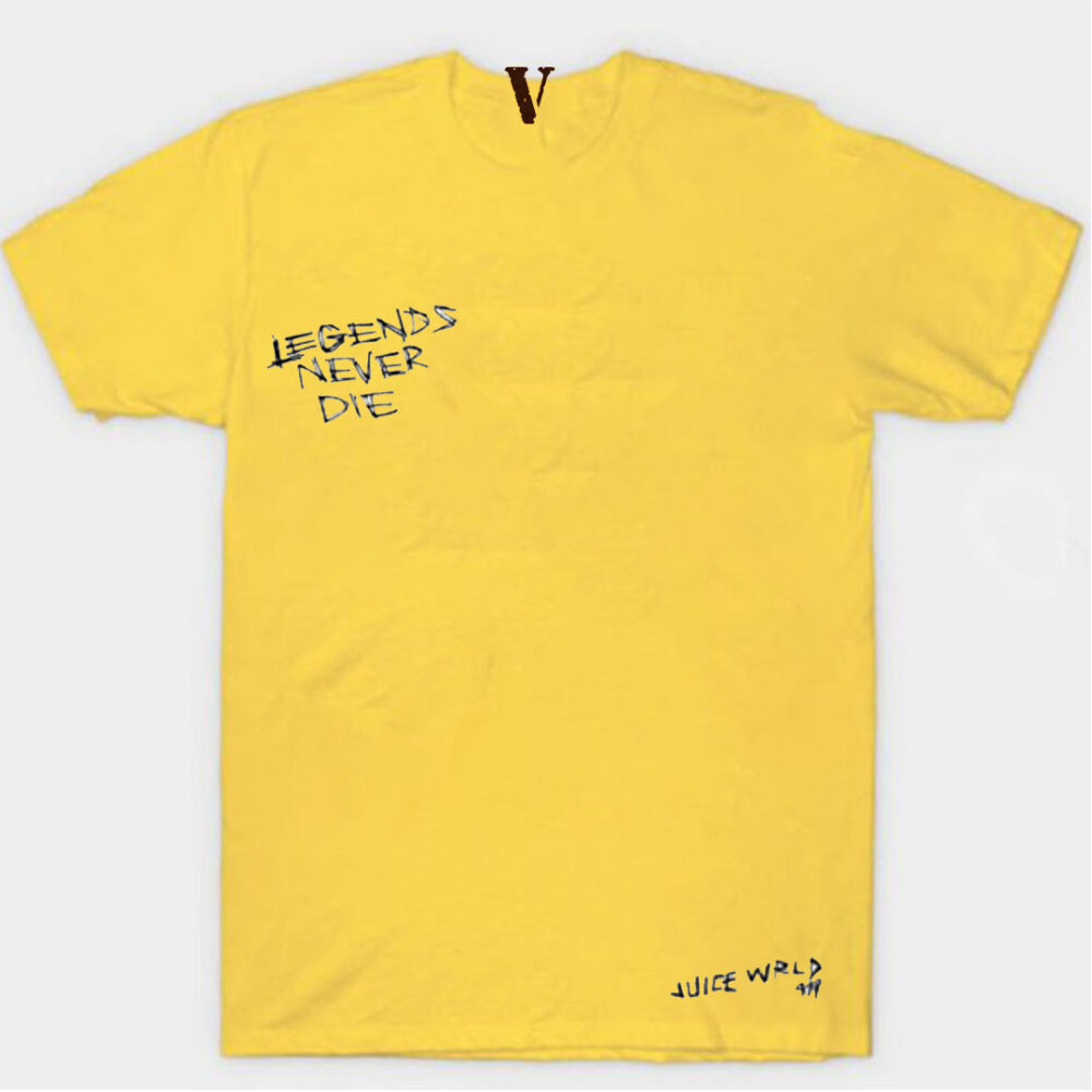VLONE x Juice WRLD Legends Never Die T-Shirt Yellow