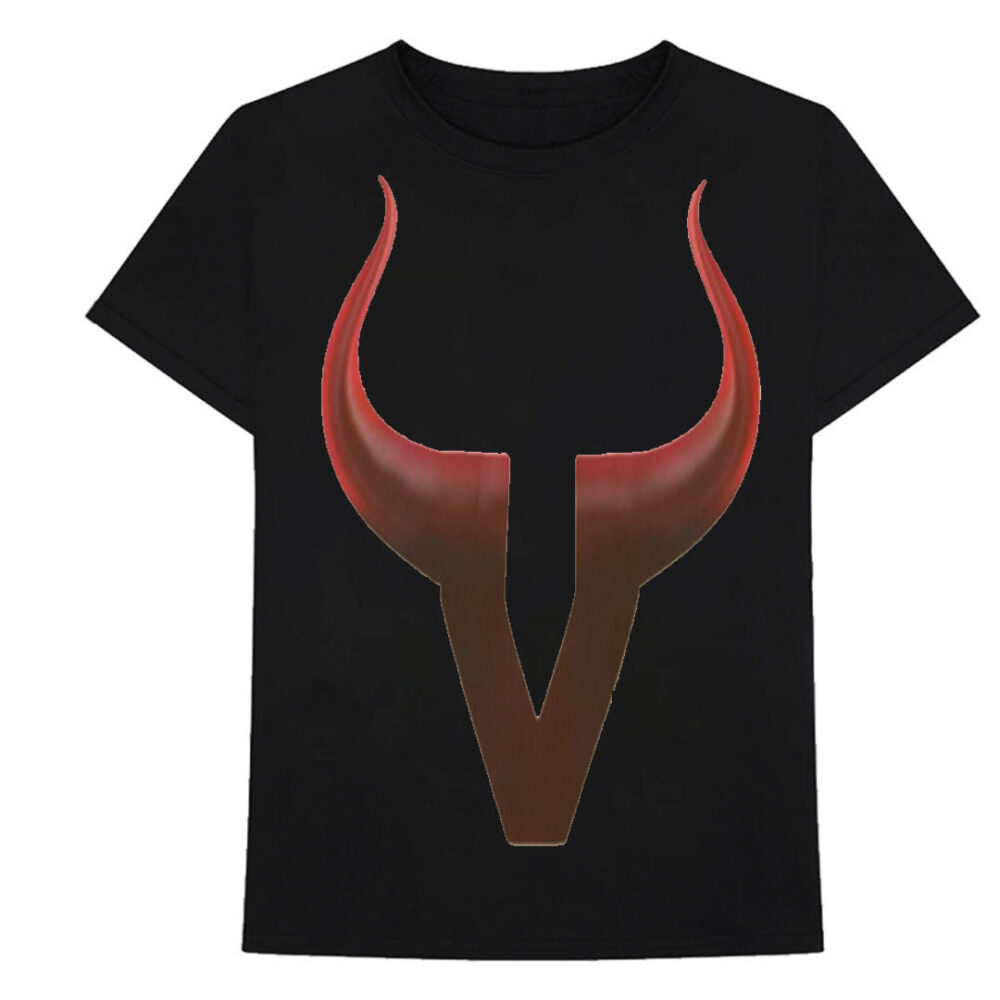 Vlone Devil Shape T-Shirt Black
