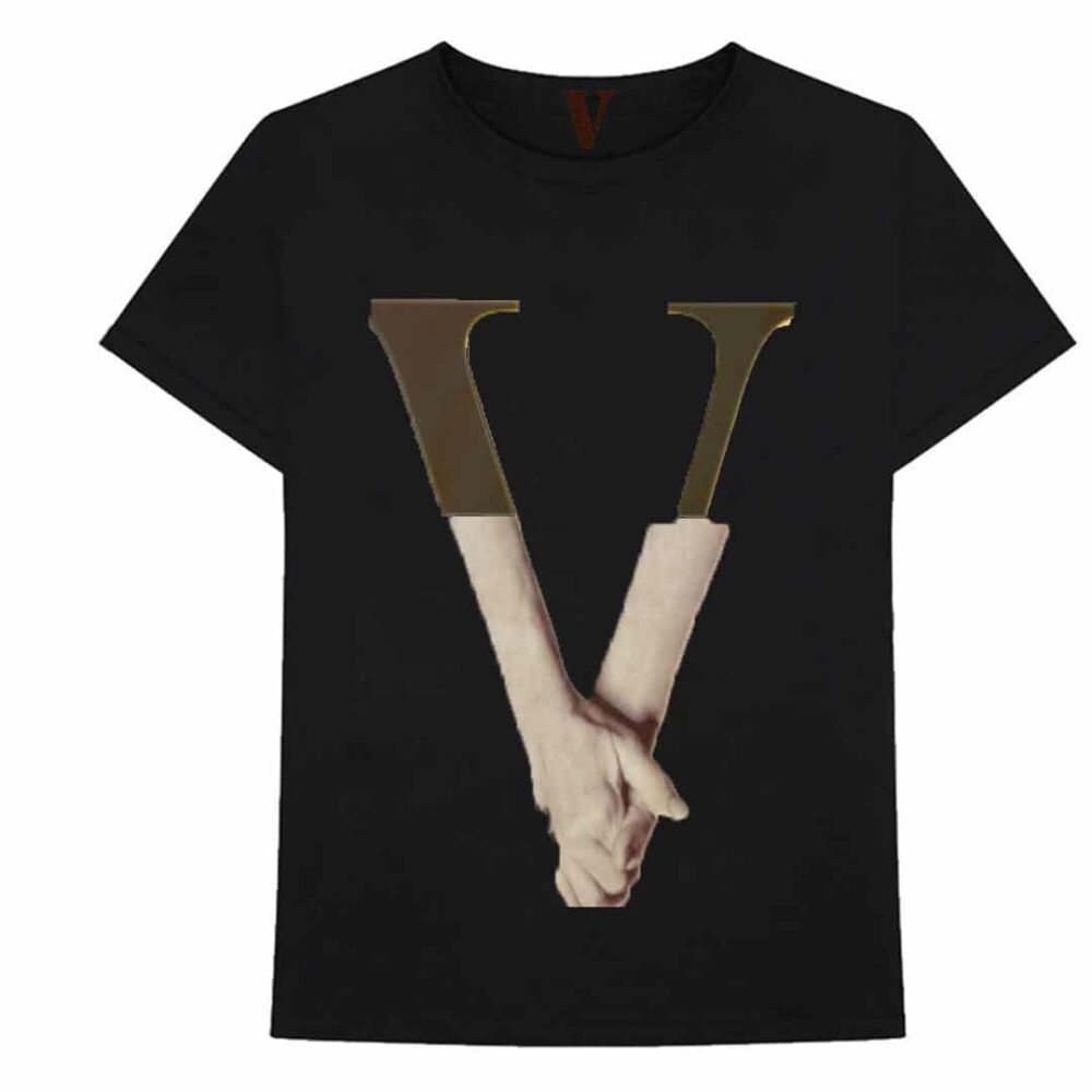Vlone Love Shake Hand T-Shirt Black