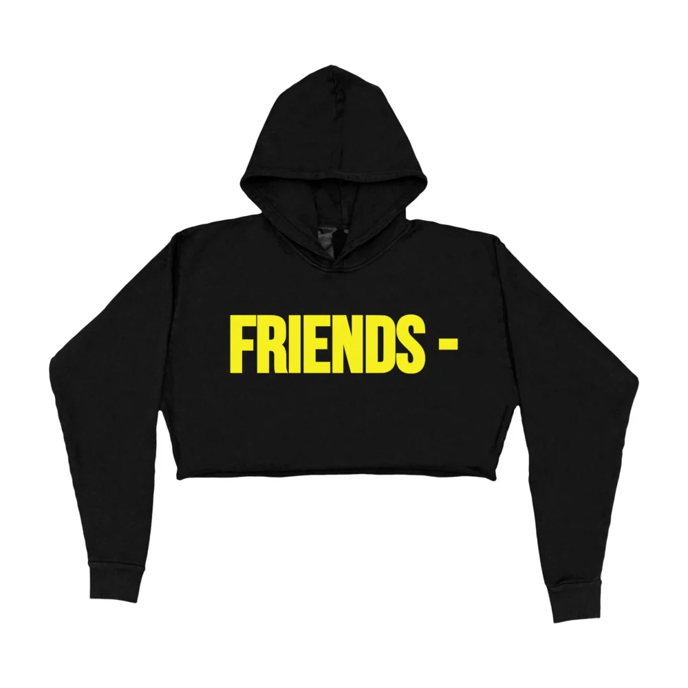 "Black women's Friends Yellow Hoodie, a stylish nod to the iconic TV show."