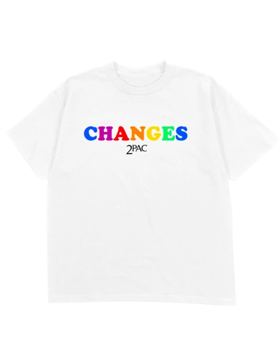 2Pac Pride Month Tee -White-Front