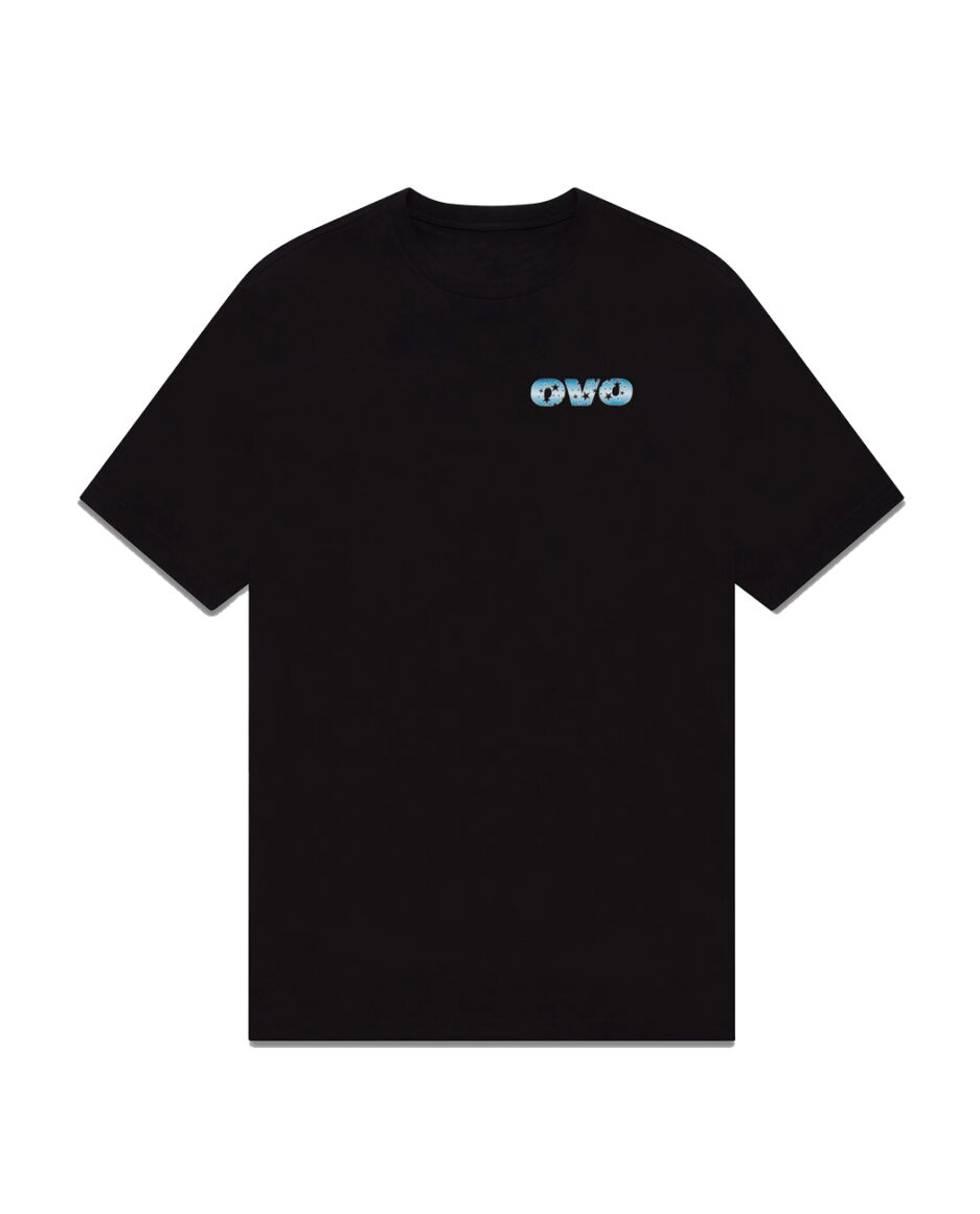 OVO Tees. OVO Stars T-Shirt-Black-Front