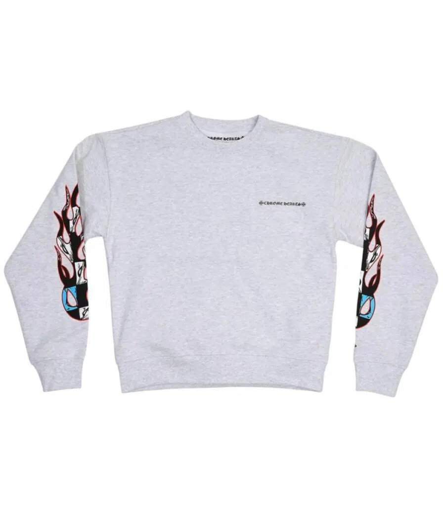 Chrome Hearts Matty Boy Brain Sweatshirt - Grey || Shop Now