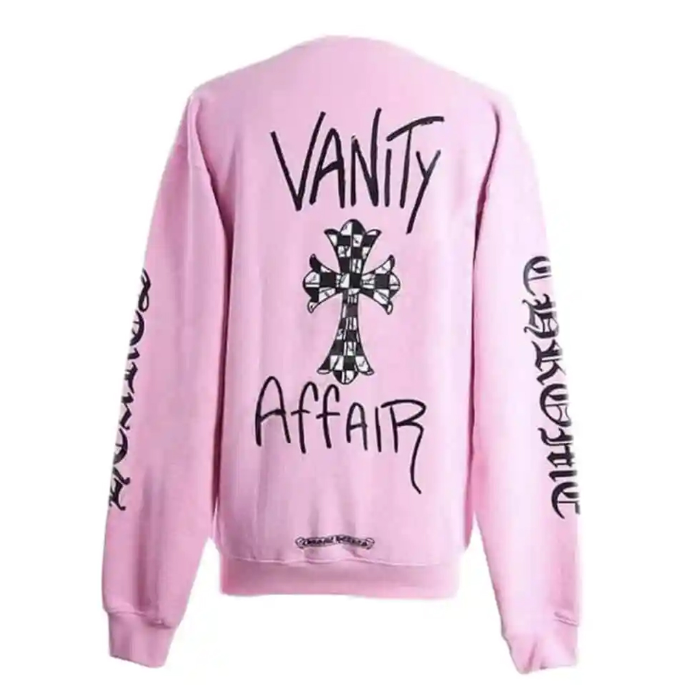 hrome Hearts Vanity Affair Crewneck Sweatshirt with signature logo design."