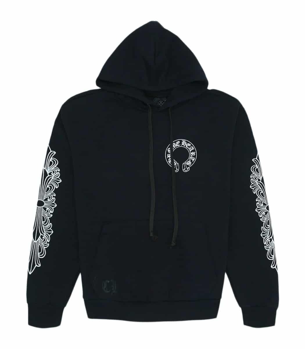 Chrome Hearts Horse Shoe Floral Hoodie – Black || Amazing Style