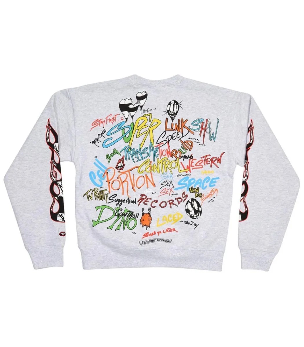 Chrome Hearts Matty Boy Brain Sweatshirt – Gray || Amazing Style