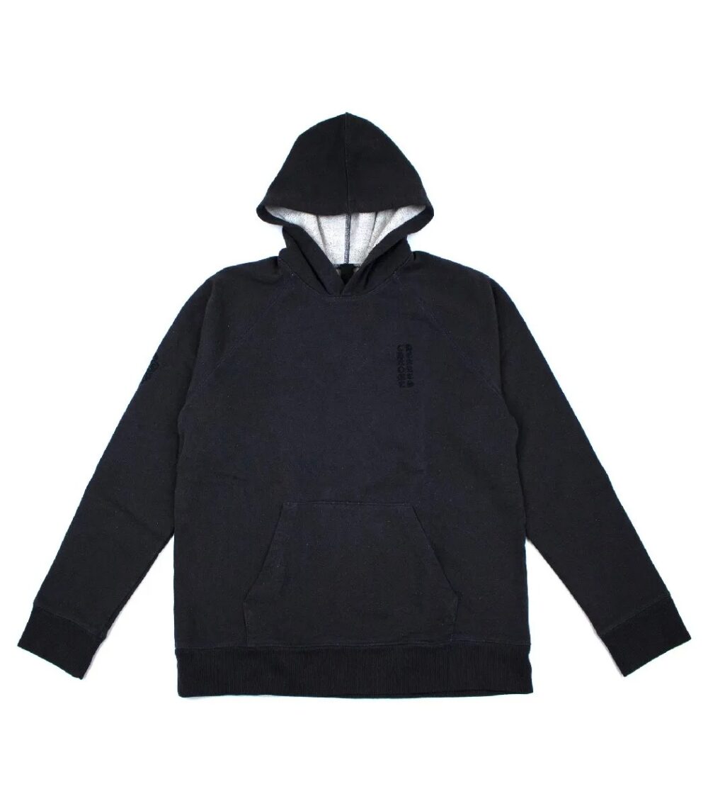 Chrome Hearts Hoodie, High-quality Cotton Blend, Regular Fit, Long sleeves, ribbed cuffs, Plain back, Ribbed hem
