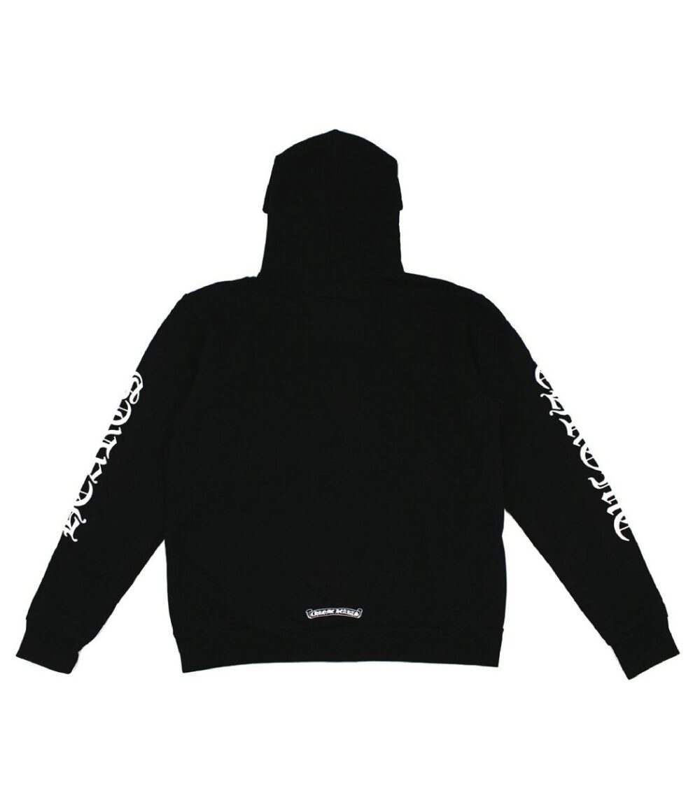 Chrome Hearts Vertical Logo Hoodie in Black || New Arrival