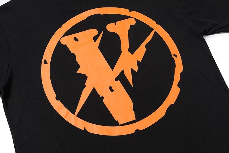 "Vlone X Fragments Tee: A bold and stylish streetwear collaboration."